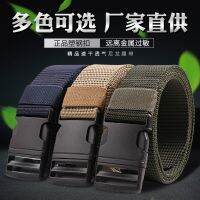 Cross-border hot style nylon belt men put no allergy tactical buckle outdoor quick-drying leisure and women ☢∋﹍