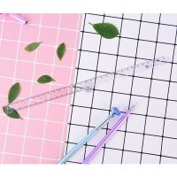 ℗ Peerless 30Cm Plastic Clear Transparent Acrylic Folding Straight Rulers Drawing Student Children Stationery School Supplies