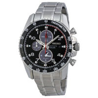 Karnvera Shop Seiko นาฬิกาข้อมือผู้ชาย Solar Chronograph Stainless Steel Bracelet Watch SSC271