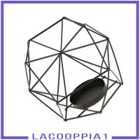 [lacooppiafeMY] Home Mood Light Wire 3D Geometric Candlestick Tealight Candleholder Gold