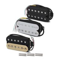 FLEOR 1 Buah Alnico 2 Gitar Humbucker Pickup Koil Ganda 4 KONDUKTOR Leher/Jembuntuk Dipilih