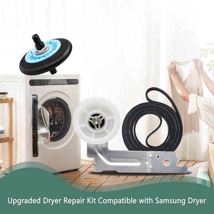 dryer-repair-kit-includes-dc97-16782a-dryer-roller-includes-dc93-00634a-idler-pulley-includes-6602-001655-dryer-belt-for-samsung-dryer