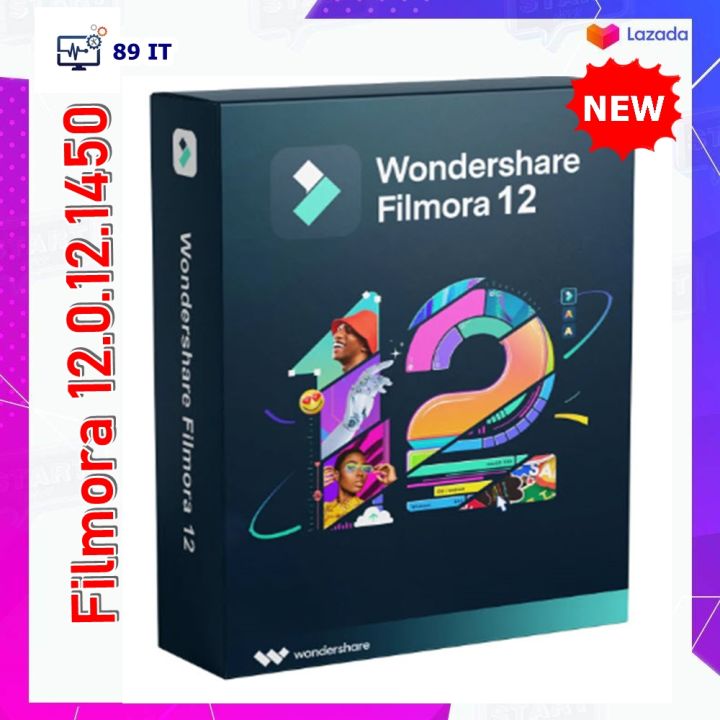 Wondershare Filmora 12.0.12.1450 (X64) ตัวเต็ม ถาวร โปรแกรมตัดต่อวิดีโอ  ใส่เอฟเฟ็กต์ ครบวงจร +วิธีติดตั้ง | Lazada.Co.Th