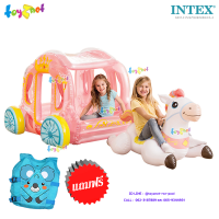 Intex ส่งฟรี แพรถม้าเจ้าหญิง รุ่น 56514 + เสื้อชูชีพปรับขนาดได้ เด็ก 3-4 ขวบ ลายหมีโคอาล่า รุ่น P24FS00080KO3-4