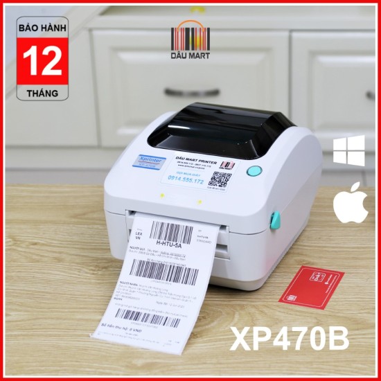 Máy in đơn hàng tmđt xprinter xp470b & xp490b máy in nhiệt chuyên dụng in - ảnh sản phẩm 1