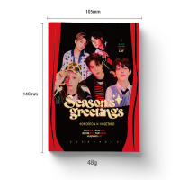 โฟโต้บุ๊ค photobook อัลบั้มรูปภาพ 25p=52 หน้ารวมปก ขนาด 10.5×14 cm KPOP:TXT ทีบายที 2022 Seasons Greetings