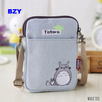 BZY แฟชั่นไหล่กระเป๋าสะพาย Totoro ปักกระเป๋าโทรศัพท์