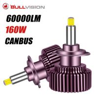 Bullvision H1 H7 LED 360 H4 60000LM H8 H9 H1 9005 9006 HB3 HB4 9012 Auto Headlamp 6000K D2S D2R D4S D4R LED Canbus Car Fog Lamps Bulbs  LEDs  HIDs