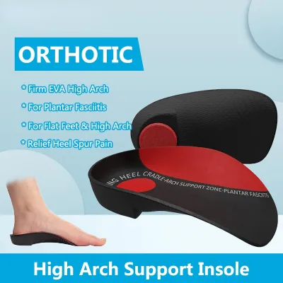 ☑❃✌ Orthopedic Insoles High Arch Supports Shoe Sole for Plantar Fasciitis Flat Feet Over-Pronation Relief Heel Spur Pain Shoe Pads