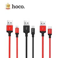 สายชาร์จ 2m Hoco X14 ของแท้100%ยาว 2 เมตร สำหรับ Lightning-Micro USB-Type C