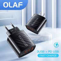 【Hot】 Quick Charge 3.0 USB Charger สำหรับ iPhone Wall Fast Charging สำหรับ Samsung S10 Xiaomi Huawei โทรศัพท์มือถือ4พอร์ตอะแดปเตอร์ชาร์จ