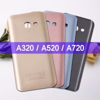 10ชิ้นเหมาะสำหรับ Samsung Galaxy A3 A5 A7 2017 A320 A520 A720ฝาหลังแบตเตอรี่ประตูหลังหน้าจอโทรศัพท์ตัวเครื่องติดเคส