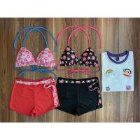 ?ห้ามพลาด!    BIKINI CUSTOM SET บิกินี่ลายลิงกลม มี2สี คู่กับกางเกงขาสั้นพร้อมสายคาดเอว( กดสั่งแยกชิ้นนะคะ ) (ได้เฉพาะ: คอกลมตาข่ายฟรีไซส์) Very Hot บิกินี่สาวอวบ