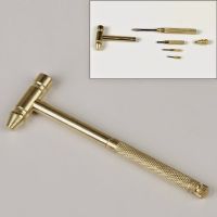 XHLXH Detachable Home Tool Hammers Metal Copper Multifunction DIY Tools Repair Kit Jewelry Walnuts Hammer