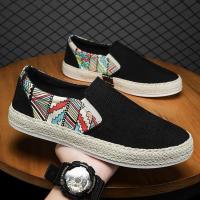 ▼  Cloth shoes mens summer 2023 new breathable leisure a pedal old Beijing canvas shoes joker tide mens sandals