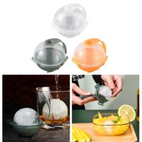 ∋ﺴ۩ 5CM Round Ball Ice Cube Mold DIY Ice Cream Maker Plastic Ice Mould Whiskey Ice Tray For Bar Tool Kitchen Gadget Home Accessories