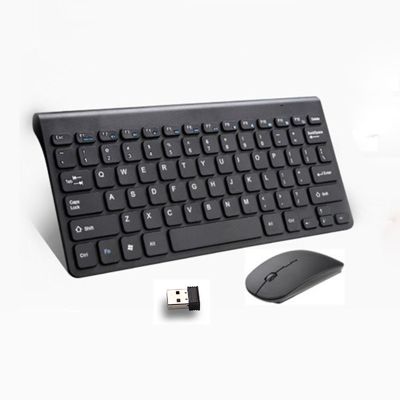 2.4GHz Wireless mouse Keyboard combo set Ultra-thin Portable Mini Wireless Keypad suitable for PC Desktop Computer Smart TV