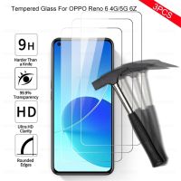 Appo Opo Renault 6 Glass,คลุมทั้งหมด3ชิ้นสำหรับ Oppo Reno6 Reno 4G 6z 5G HD ฟิล์มปกป้องหน้าจอกันระเบิด