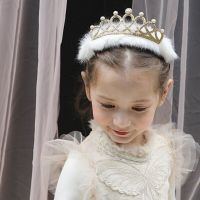 、‘】【= Baby Hairband Crystal Tiara Hairband Kid Girl Bridal Princess Prom Crown Party Accessiories Princess Prom Crown Headband