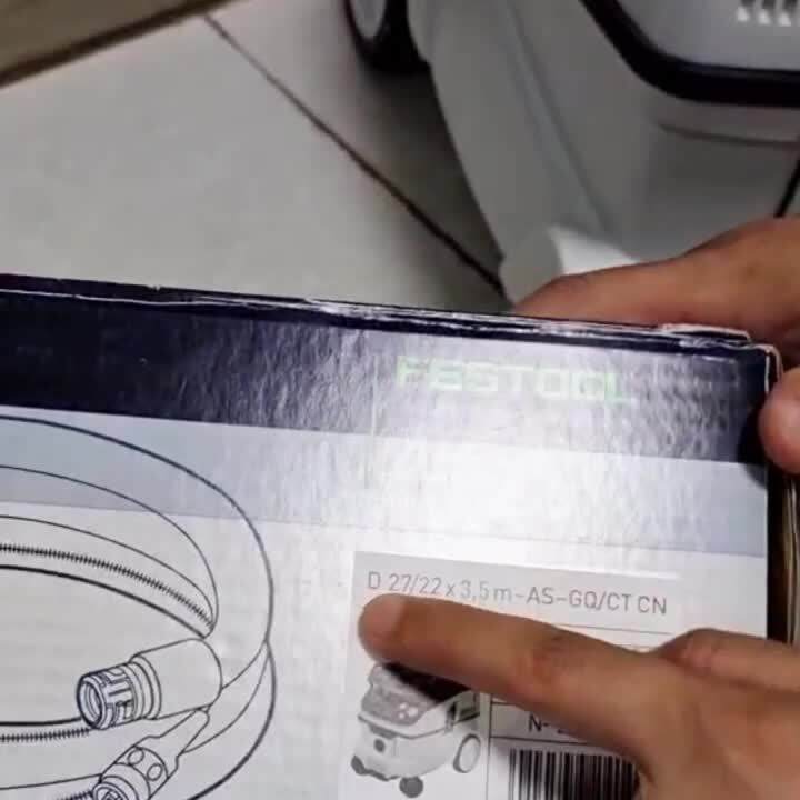 FESTOOL Vacuum Cleaner Hose Original Antistatic 2 in 1 With Power Cord