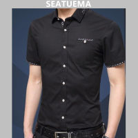 SEATUEMA เสื้อเข้ารูปผู้ชาย,เสื้อเชิ้ตผู้ชายลำลอง2309-P24