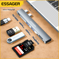 Essager 5 In 1 USB C ฮับ Sd/tf USB USB ความเร็วสูง3.0รางช่องยูเอสบีเครื่องขยายอเนกประสงค์สำหรับคอมพิวเตอร์แล็ปท็อปออฟฟิศฮับ Type C