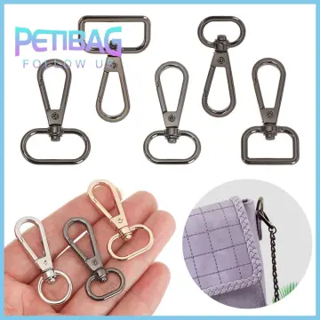 Cheap Metal DIY KeyChain Bag Part Accessories Collar Carabiner Snap Hook  Bags Strap Buckles Lobster Clasp
