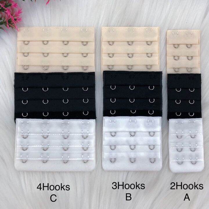 [ READY STOCK ] ( 1 PCS ) Bra Extender Hook 3 Rows 2/3/4 Hooks