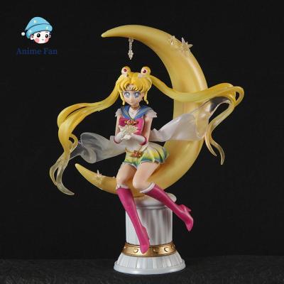 ANIME FAN Tsukino usagi สำหรับเด็กๆ โมเดลสะสมได้ Scultures ตุ๊กตาของเล่นตุ๊กตา เซเลอร์มูน เครื่องประดับตุ๊กตาผ้า ฟิกเกอร์แอคชั่นเซเลอร์มูน ฟิกเกอร์ของเล่น โมเดลหุ่นรูป