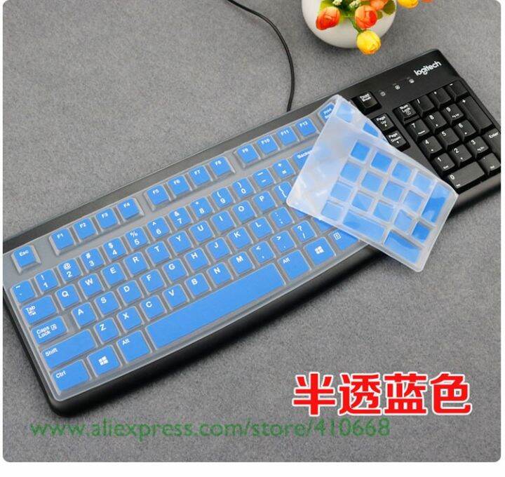 waterproof-silicone-desktop-keyboard-cover-protector-skin-for-logitech-mk120-k120-computer-dust-cover-film-keyboard-accessories