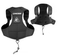 แจ๊คเก็ตใส่ตะกั่วถ่วงน้ำหนัก อุปกรณ์ดำน้ำ CRESSI BACKWEIGHT BLACK