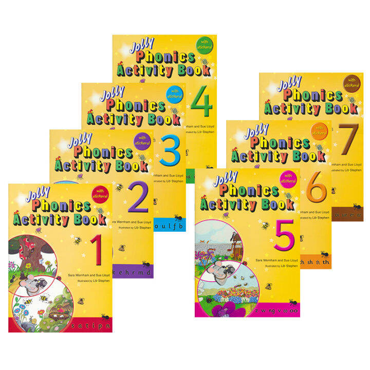 Jolly phonics activity 7 books collection jolly natural spelling