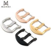 （Bar watchband）หัวเข็มขัด MAIKESWatch 16Mm 18Mm 20Mm 22Mm 24Mm 26Mm Black SilverGoldWatch Band Buckle