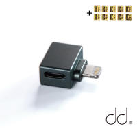 สําหรับตัวถอดรหัสบนอุปกรณ์ iOS สายถอดรหัสและหูฟัง USB-C DD DDHiFi TC28i Lightning Male to Type-C Female OTG Adapter