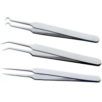 1PCS Professional Tweezers 3 Designs for Nail Art/Face Care/Eyelash Extension Blackhead Acne Blemish Pimple Remove Tools