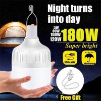 Solar Charging Led Light Usb Rechargeable Power Display Hook Up Night Market Stall Lights Home Power Outage Emergency Bulb Light