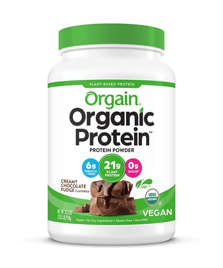 Bột đạm thực vật hữu cơ orgain organic protein chocolate 920g - ảnh sản phẩm 1