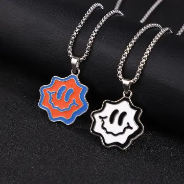 1pc Stainless Steel Necklace With Cartoon Character Pendant For Men And  Women, Save More With Clearance Deals