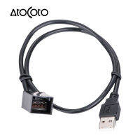 AtoCoto USB ชายสายแปลงอะแดปเตอร์สำหรับ Honda Civic Jazz Fit CR-V Accord Odyssey รถวิทยุ CD Audio Replacement