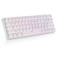 New RK61/RK855 61 key/68 key Optional Dual-Mode/Three-mode Backlit Mechanical Keyboard RGB backlight/White Backlight Basic Keyboards