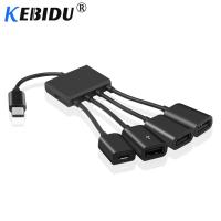 [HOT HAIXWLXKWW 589] Kebidu 4พอร์ต Type C USB Hub ชาร์จเชื่อมต่ออะแดปเตอร์เพื่อชาร์จ