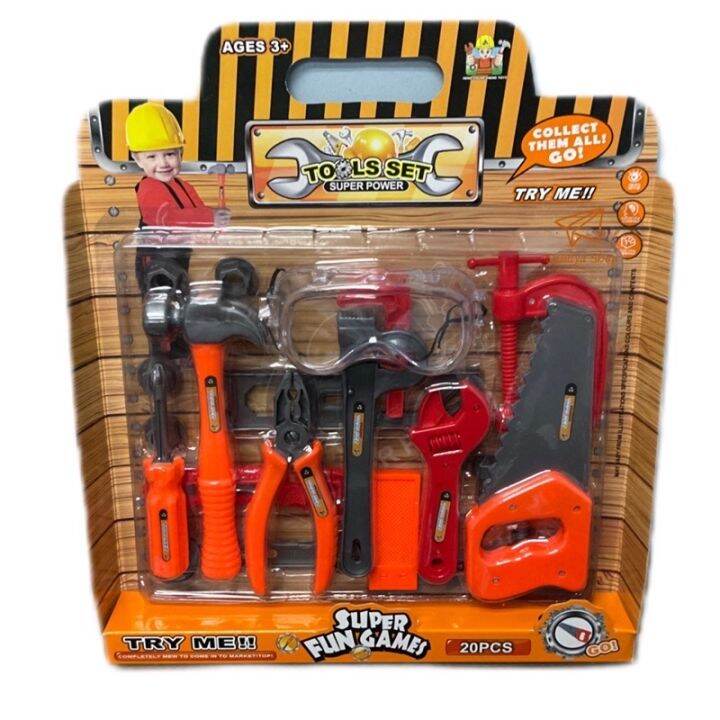 Kid Tool Kit Pretend Play Toy Tools Set Kit Construction Lazada