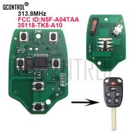 แผงวงจร Kunci Remote Mobil Qcontrol พร้อมชิป Id46 N5f-A04taa เหมาะสำหรับ Honda Odyssey 2011 2012 2013 2014