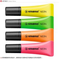 【✆New✆】 zangduan414043703 1ชิ้น/ล็อต Stabilo นีออนเน้นยาสีฟันมาร์กเกอร์เรืองแสงอุปกรณ์โรงเรียนสำนักงานเครื่องเขียน