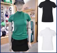 ❉✕✌ New golf clothing womens summer short-sleeved breathable quick-drying sun protection top golf slim slimming jersey