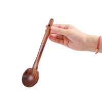 Natural Teak Wood Tableware Spoon Long Rice Colander Soup Skimmer Cooking Soup Spoons Scoop Kitchen Tool Set