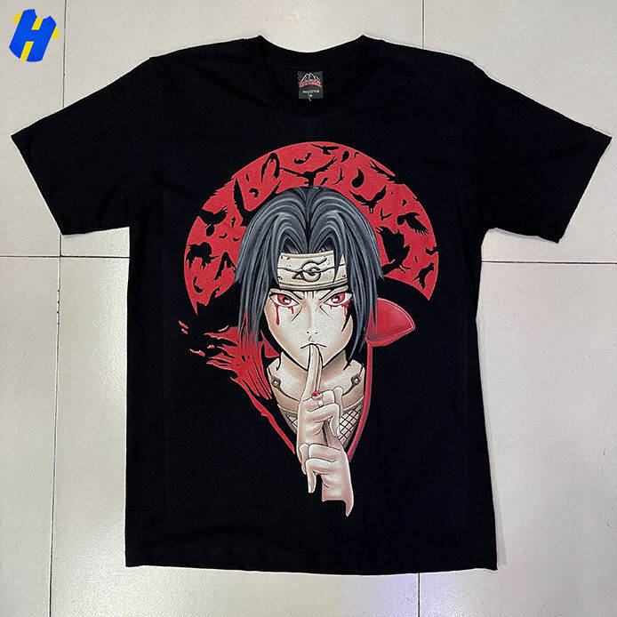 Itachi Uchiha Anime Glow in the Dark Streetwear T-Shirt - Naruto (Made ...