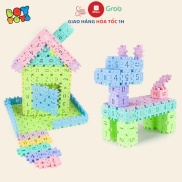 Mã LIFE0503TOYS giảm 10 đơn 0Đ Bộ đồ chơi 50 khối nhựa xây dựng Building