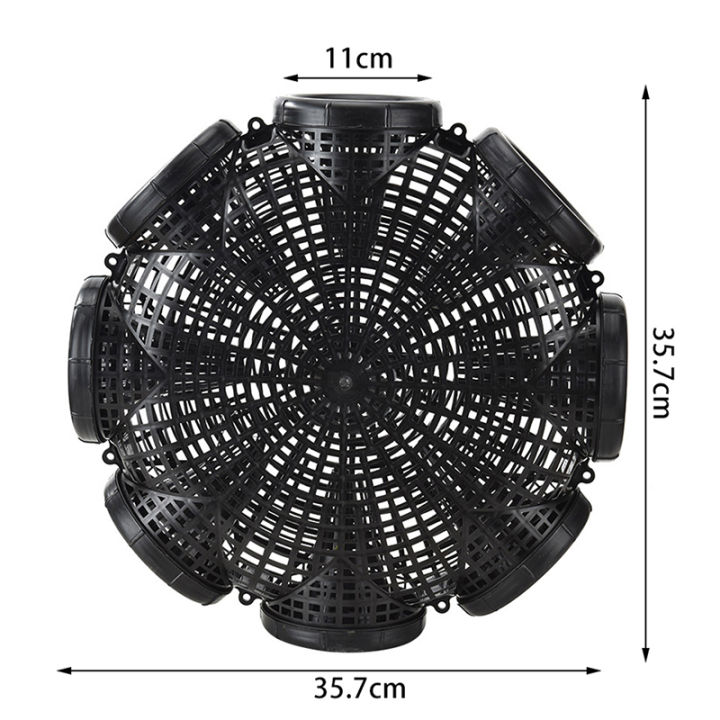 kuvn-eel-fishing-cage-อัพเกรดกรงดักกุ้งพลาสติก8หลุมจับ-loach-loach-กุ้งก้ามกรามผสมปลาเฉพาะปลาปลาปลาไหล