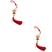 2 pcs Chinese Good Fortunate Calf Hanging Decoration Car Hanging Pendant